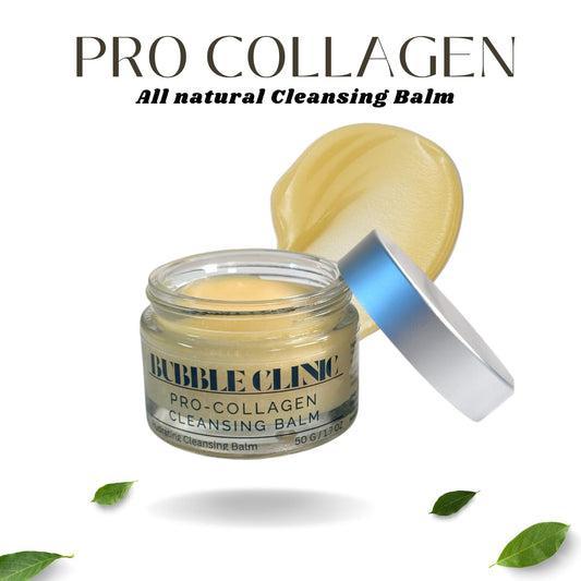 Cleansing balm with collagen and rosehip oil – natural makeup remover for sensitive skin.