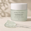 Pale green Clarifying Blemish Gel texture with tea tree, a fast-absorbing targeted gel for visible breakouts