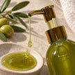 Olive oil liquid Castile soap texture and consistency from gold pump