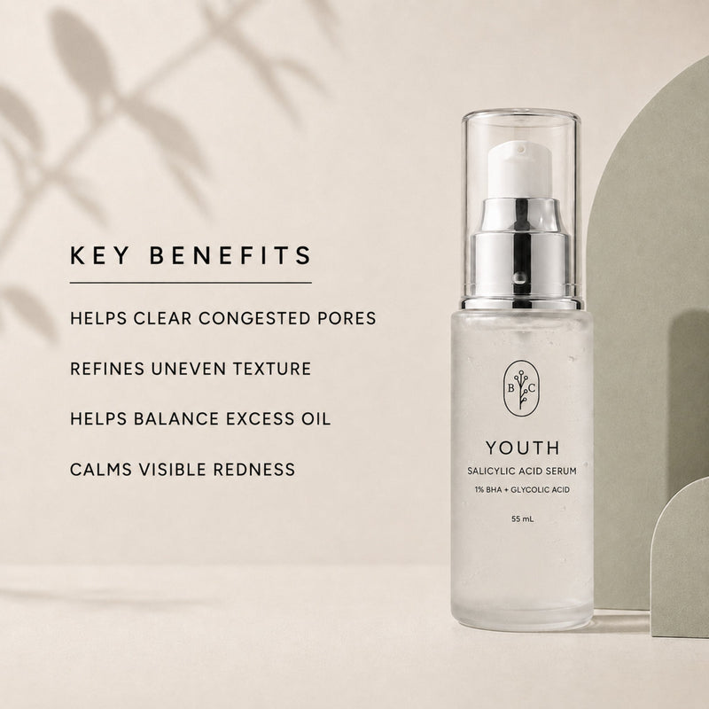 Blemish serum benefits for congested pores, excess oil, uneven texture and visible redness
