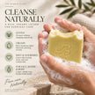 Creamy lather from 100% extra virgin olive oil Castile soap bar