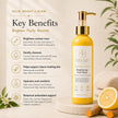 Brightening face wash benefits with vitamin C, turmeric, niacinamide and hydrating ingredients