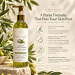 Traditional Castile soap formula made with 100% extra virgin olive oil