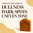 Benefits of 2% kojic acid and organic turmeric soap for dullness, dark spots and uneven-looking tone