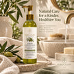 Bubble Clinic olive oil liquid Castile soap in premium bathroom setting