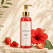 Refreshing Hibiscus 2% salicylic acid cleanser and BHA face wash for oily congested blemish-prone skin with hibiscus, strawberry and Zinc PCA
