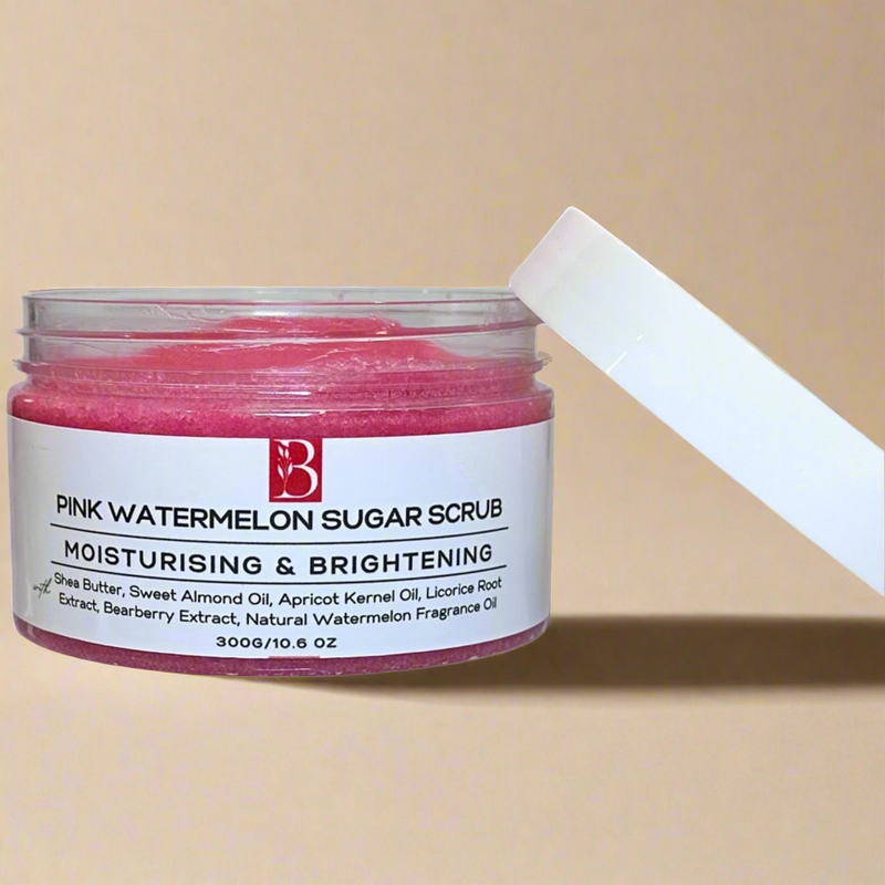 Pink Watermelon brightening sugar scrub