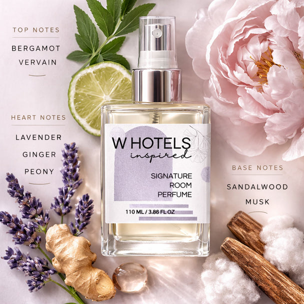 premium room perfume spray bottle luxury home fragrance with citrus floral and sandalwood notes