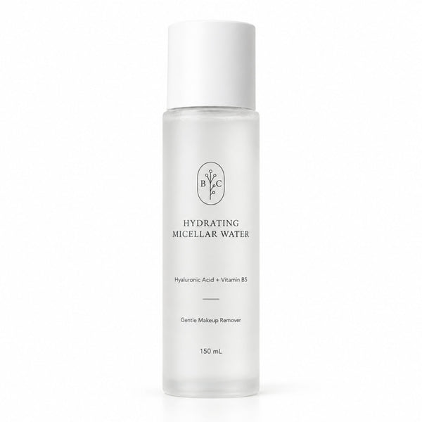 Bubble Clinic Hydrating Micellar Water Australia, 150 mL makeup remover and facial cleanser with hyaluronic acid and Vitamin B5