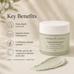 Bubble Clinic Youth Blemish Control clay mask for oily, congested and blemish-prone skin with pale sage clay texture