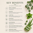 Activated charcoal soap key benefits for deep cleansing, purifying and blemish-prone skin including bacne-prone areas