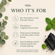 Who activated charcoal soap is for including oily, congested, blemish-prone and bacne-prone face and body skin