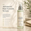 Bubble Clinic Advanced Hair Growth Serum 100mL lightweight daily scalp serum with peptides and botanical ingredients target hair loss and support healthy hair growth.