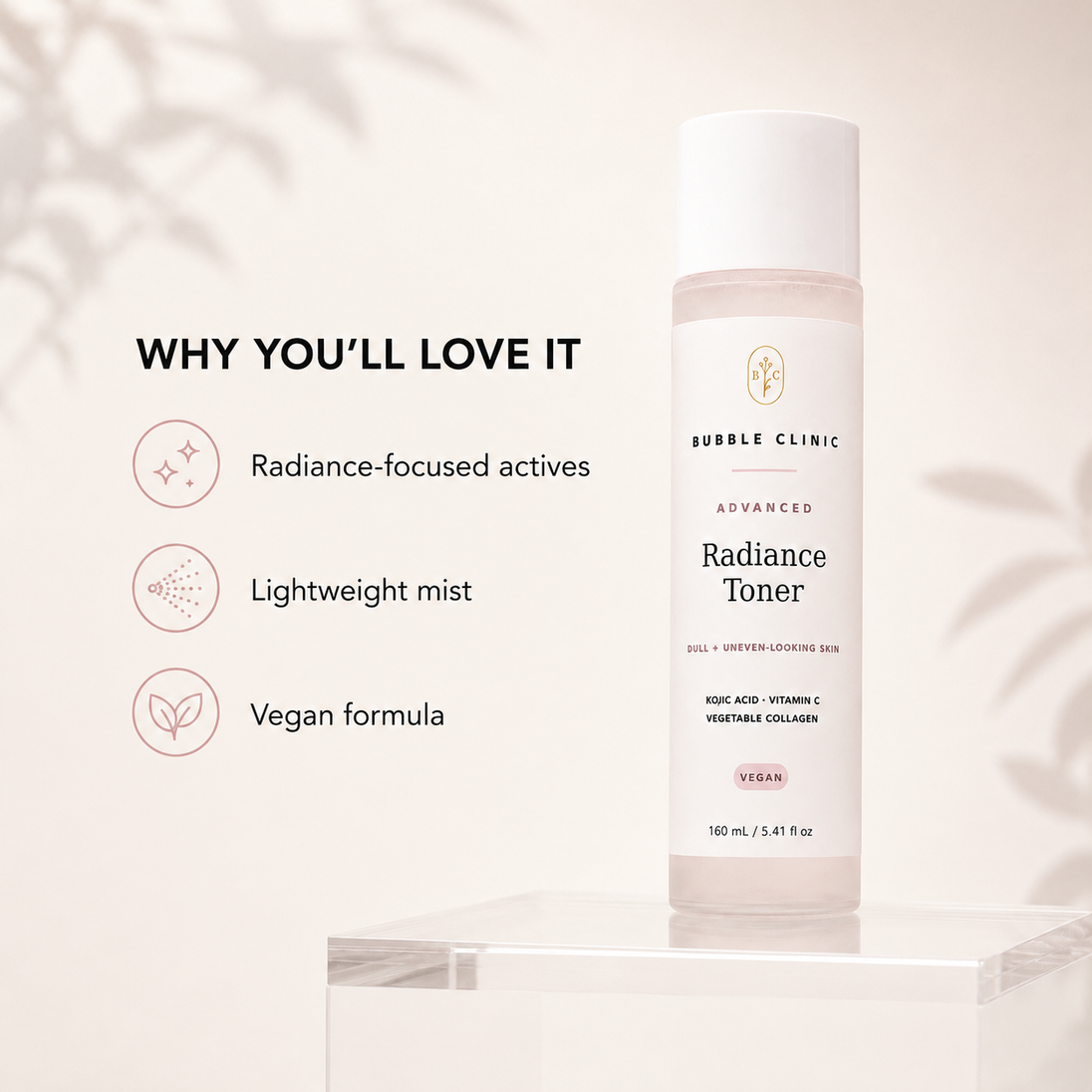 Advanced Radiance Toner key formula benefits