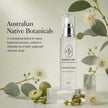 Bubble Clinic Australian Native Botanicals Antioxidant Toning Mist with Kakadu Plum and native botanical styling on muted sage backdrop