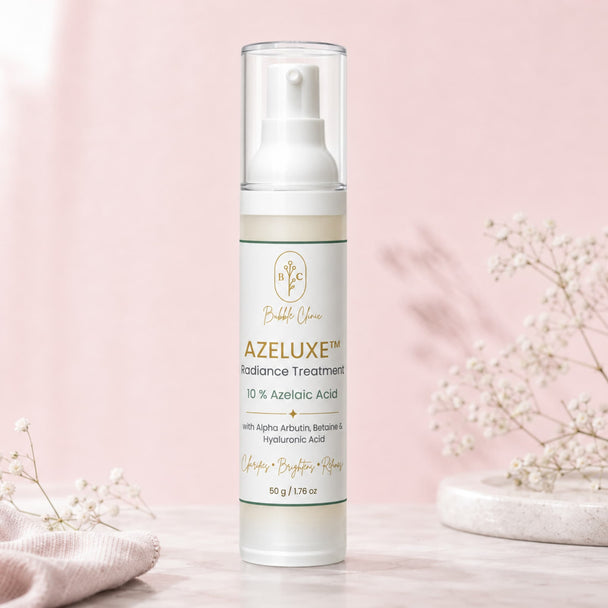 AZELUXE 10% Azelaic Acid Radiance Treatment cream with Alpha Arbutin and Ceramides by Bubble Clinic
