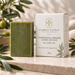 Traditional Lebanese olive and laurel oil soap 140g in minimalist carton packaging
