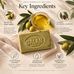 Dalan Pirina olive oil soap ingredients with olive oil, citronella and pine-derived aromatic ingredients