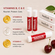 Smooch Cherry Bomb tinted lip oil with vitamins B, C and E for conditioning lip care