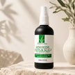 Close-up of the 5% Minoxidil Intensive Hair + Scalp Serum bottle