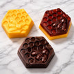 Close up of natural Brightening Turmeric Kojic Acid Soap Bars with Shea Butter, Honey and Vitamin C - Handmade Facial Cleansing Soap for Dark Spots, Acne Marks, Uneven Skin Tone and Glowing Skin Australia
