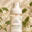 Close-up of Bondi Blooms Honeysuckle Perfume Body Mist decorative botanical label