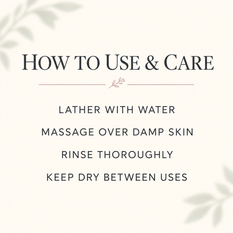 How to use and care for handmade goat milk soap and keep the bar dry