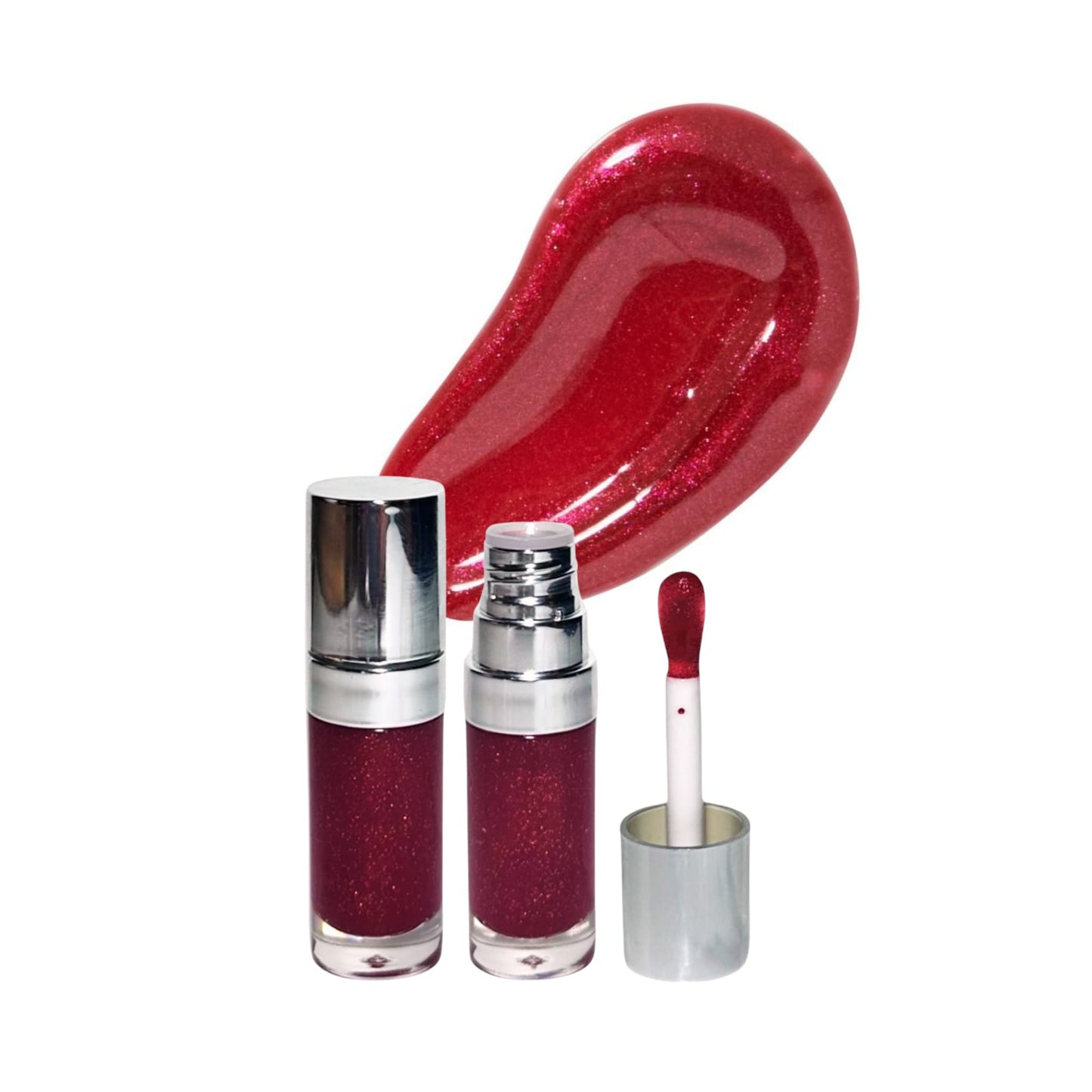 Lip Juice – Hydrating Tinted Lip Oil, Rich Cherry Shimmer | Australian Made - Bubble Clinic