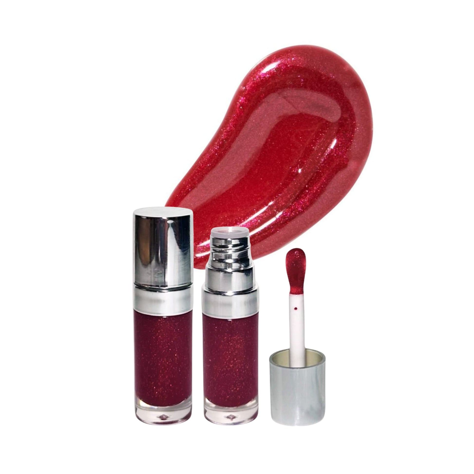 Lip Juice – Hydrating Tinted Lip Oil, Rich Cherry Shimmer | Australian Made - Bubble Clinic