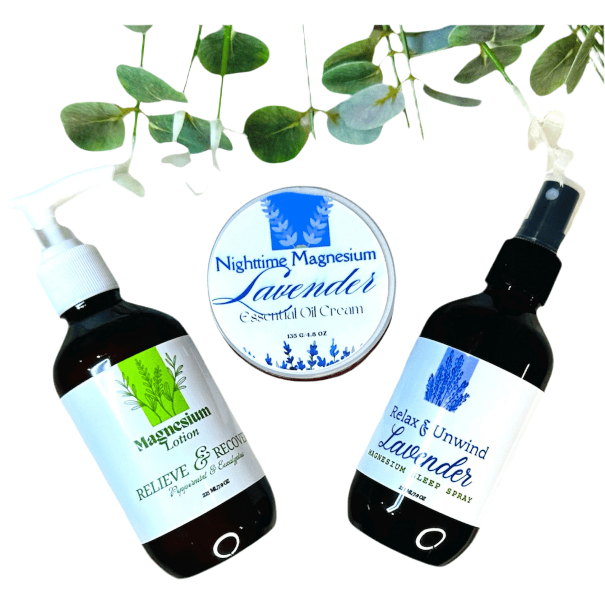 Natural Magnesium Skincare Set | Relaxing Lavender & Muscle Soothing Essentials - Bubble Clinic