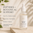 Peptide serum formula with green tea, bearberry, licorice root and panthenol