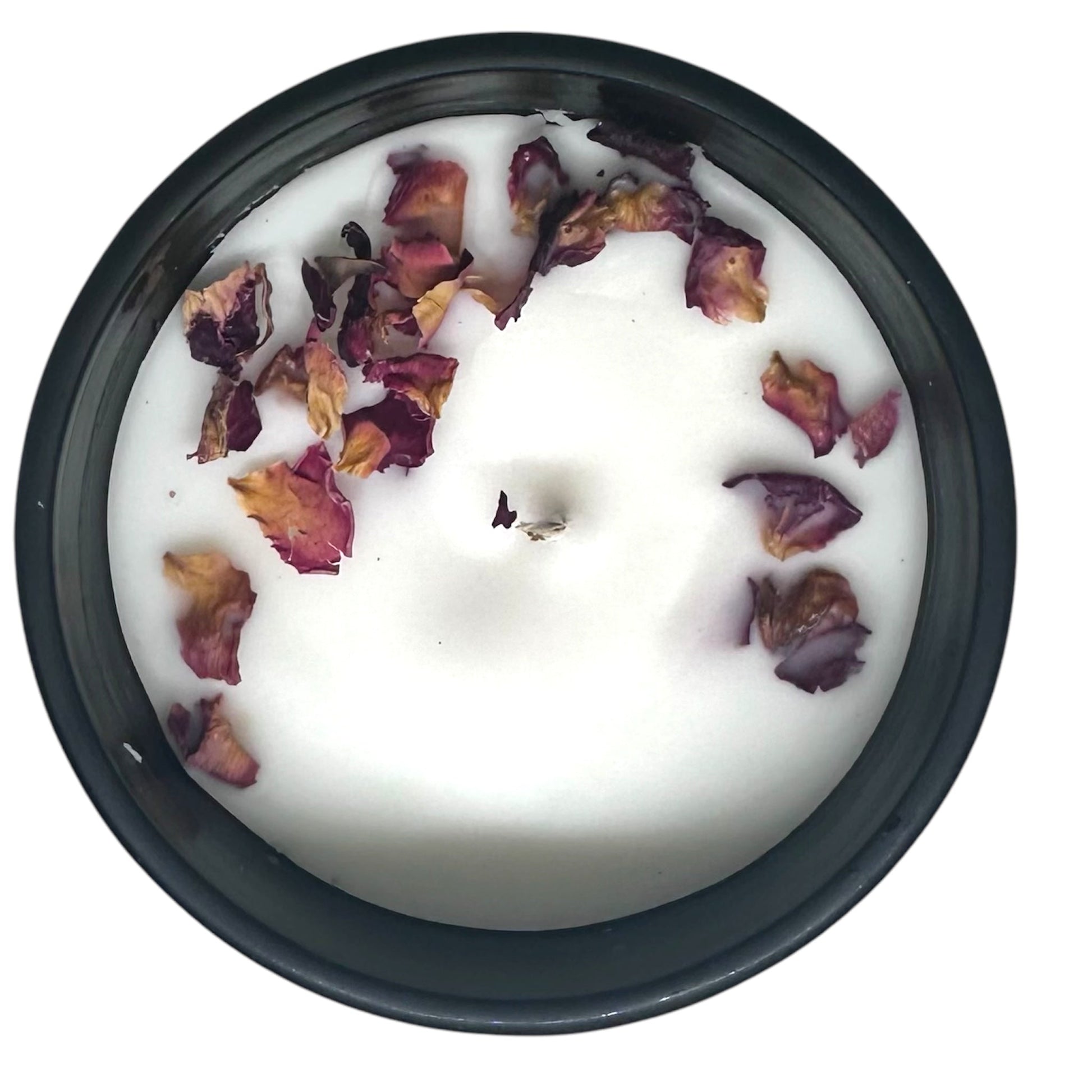 Rose petals soy wax candle - Bubble Clinic