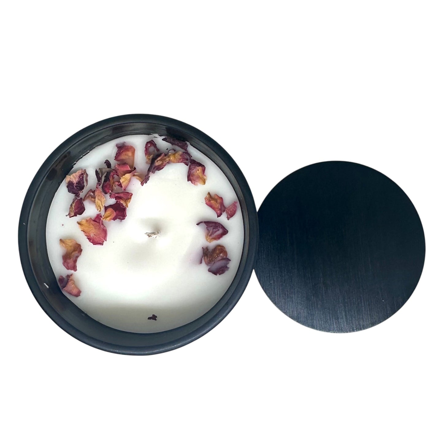 Rose petals soy wax candle - Bubble Clinic