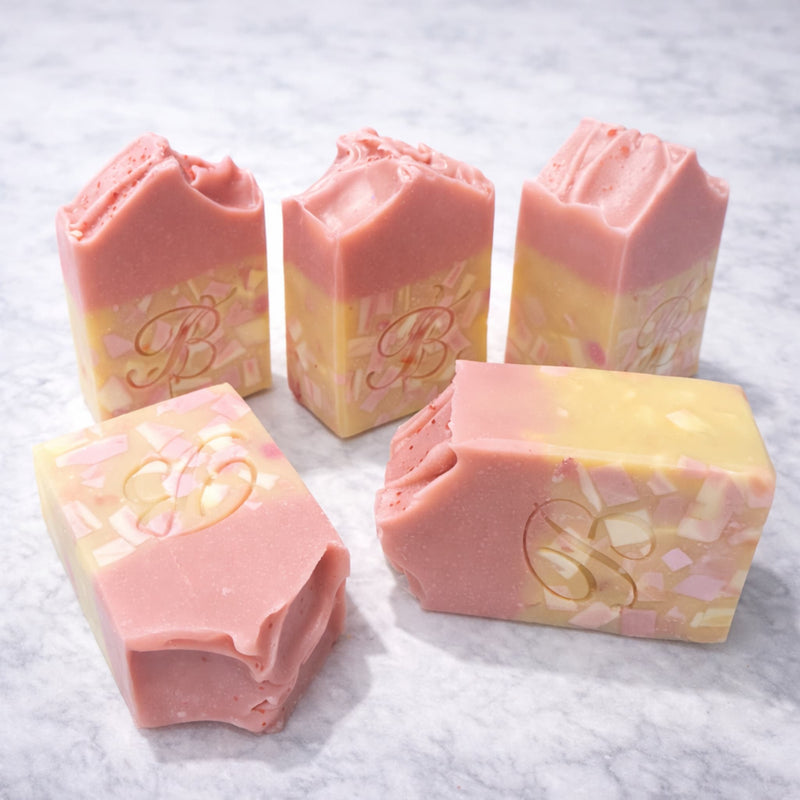 Oatmeal and honey goat milk soap for sensitive skin