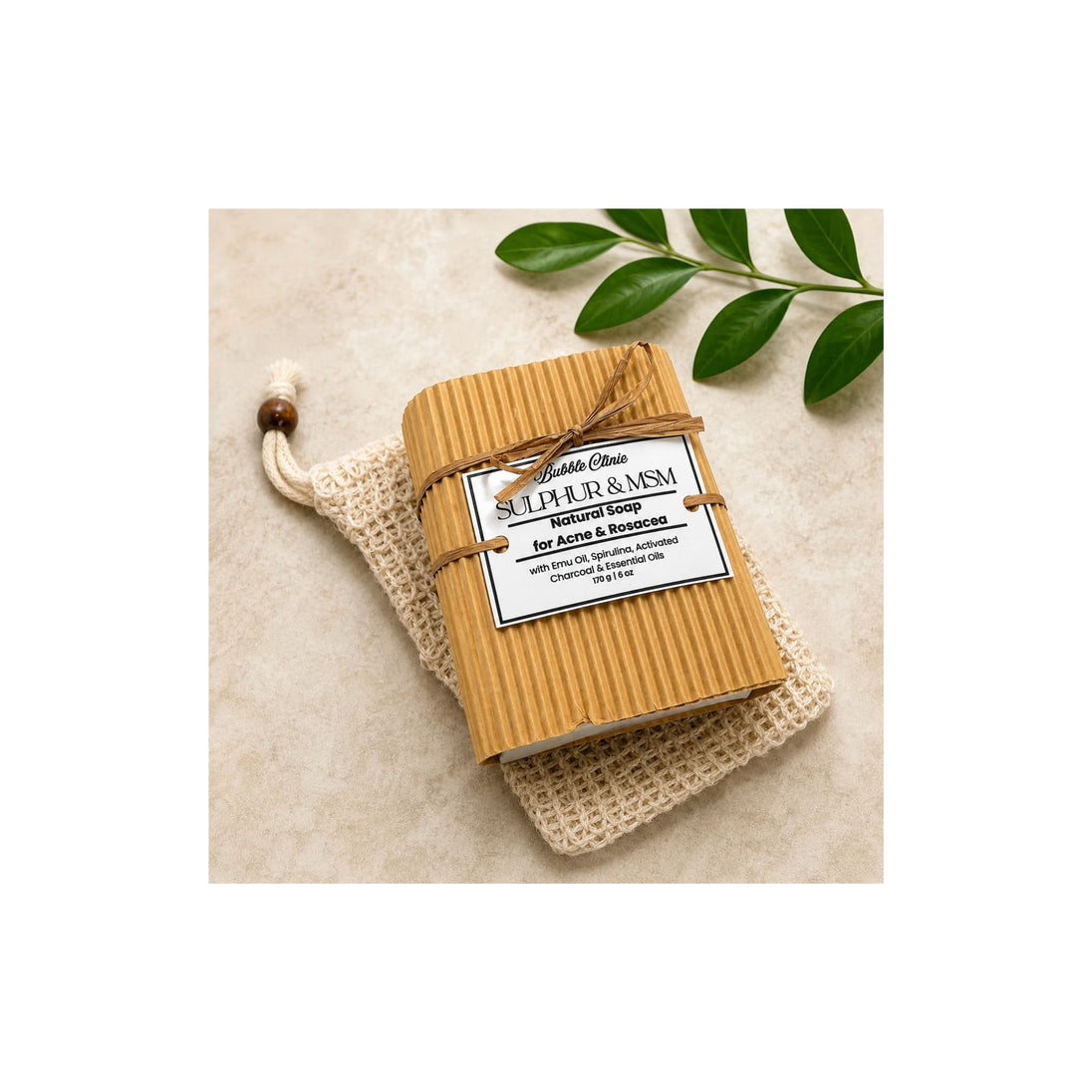 Wrapped Bubble Clinic sulphur soap ends bundle