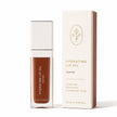 Bubble Clinic Toffee hydrating tinted lip oil 10 mL in warm caramel brown