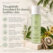 Formula clean skincare botanical ingredients clarifying face toner for oily and blemish-prone skin after cleansing