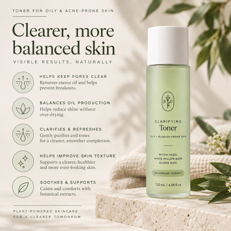 Key benefits of Bubble Clinic toner for oily, congested and blemish-prone skin