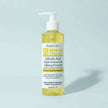 Bottle of Bubble Clinic Turmeric BHA Gel Cleanser on a beige background representing best Australian anti acne cleansers.